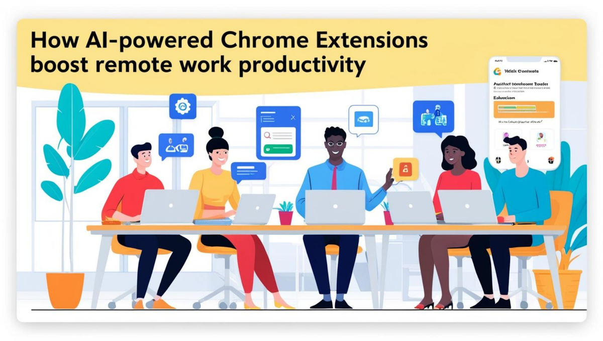 How AI Chrome Extensions Enhance Remote Work Productivity