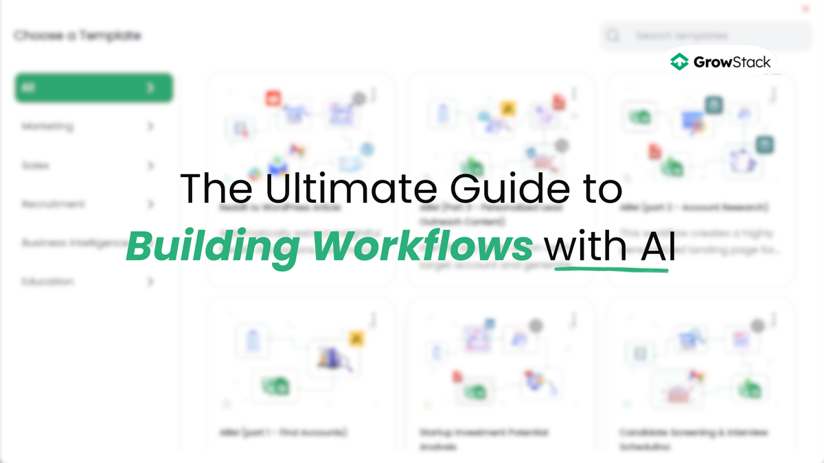 The Ultimate Guide to Building Workflows with AI: Workflow Automation Tools