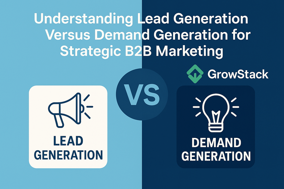 Understanding Lead Generation Versus Demand Generation for Strategic B2B Marketing