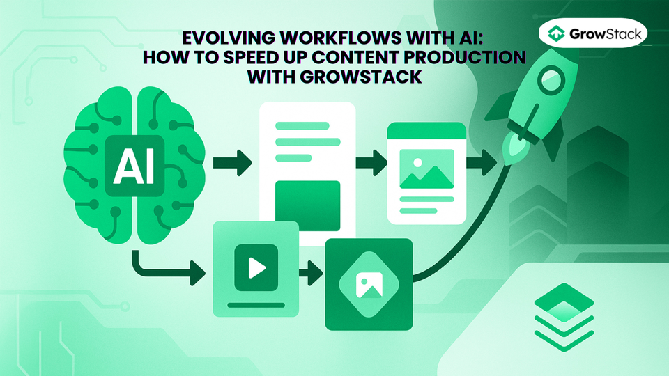 Evolving workflows with AI: How to speed up content production with GrowStack